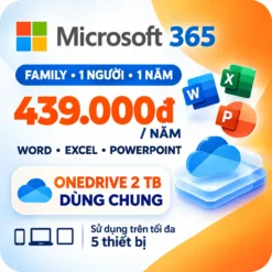 Microsoft 365 Family 1 User (Mua chung)